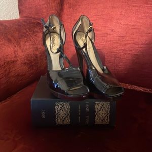 YSL patent leather heels